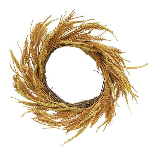 Wheat and Dried Grass Wreath