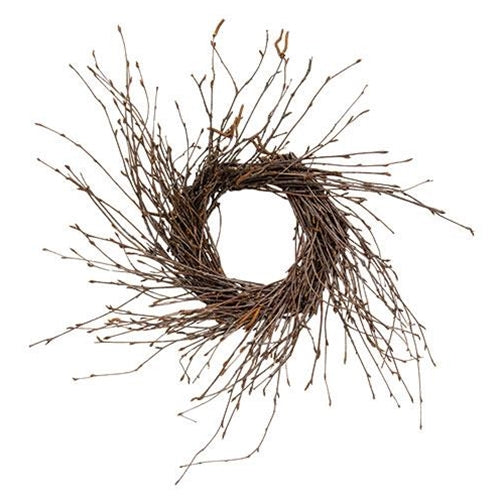 Fresh Twig Wreath 20"