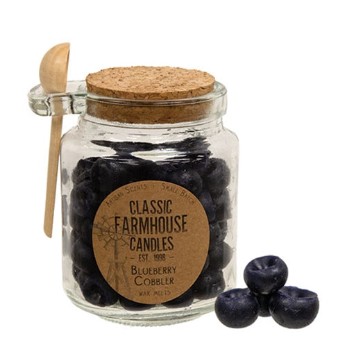 Blueberry Wax Melt Jar w/Spoon