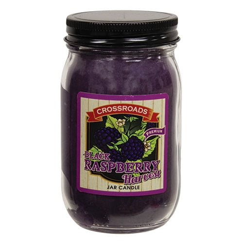 Black Raspberry Harvest 12oz. Pint Jar Candle