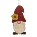 Distressed Wooden Daisy Hat Gnome Hanger