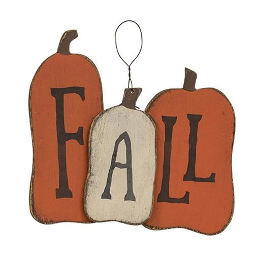 "Fall" Pumpkins Trio Hanger