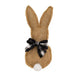 Burlap & Gingham Fabric Bunny Ornament