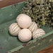 6/Set Natural Striped Rag Balls