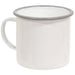 Gray Rim Enamelware Mug
