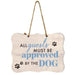 Approved by the Dog Ribbon Sign 8" x 6"