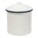 3/Set Blue Rim Enamel Canisters