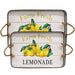 2/Set Farm Fresh Lemonade Trays