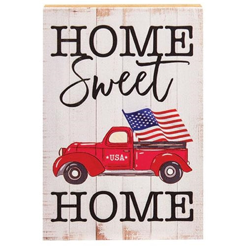 Home Sweet Home USA Truck Block