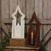Rustic Wood Primitive Star Cutout Sconce Shelf 2 Asstd.