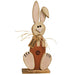 Wooden Sitting "Happy Spring" Bunny on Base 24"H