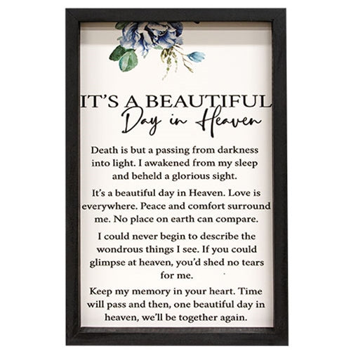 A Beautiful Day In Heaven Framed Print