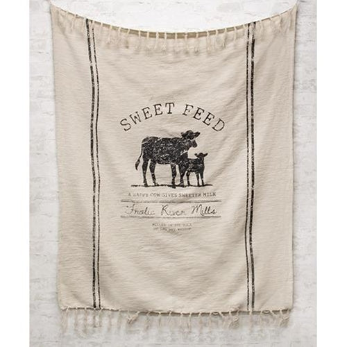 Sweet Feed Farmhouse Throw