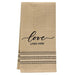 Love Lives Here Dish Towel