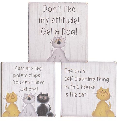Cat Attitude Block 3 asstd.