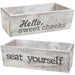 Hello Sweet Cheeks/Seat Yourself Reversible Toiletries Box