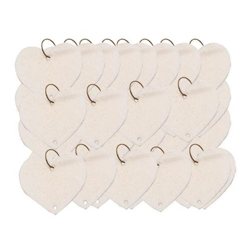 48/Pkg Replacement Heart Calendar Tags