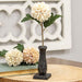 Curvy Black Spindle Flower Holder