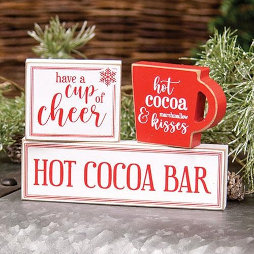 3/Set Hot Cocoa Bar Blocks