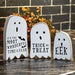 3/Set Trick or Treat Chunky Ghost Sitters