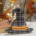 Buffalo Plaid Witch Hat Chunky Sitter