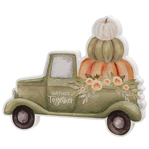 Gather Together Watercolor Chunky Pumpkin Truck