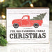 Old Fashioned Family Christmas Truck w/Tree Box Sign