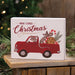 Here Comes Christmas Mice In Truck Box Sign
