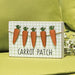 Carrot Patch Green & White Buffalo Check Box Sign