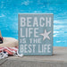 Beach Life Starfish Box Sign