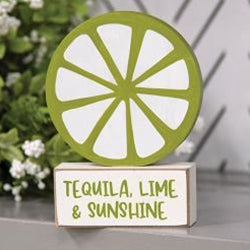 Lime on "Tequila Lime & Sunshine" Sitter