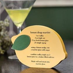 Lemon Drop Martini Chunky Sitter