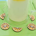 Wooden Lemon Slices & Wedges Mini Garland