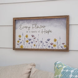 Every Flower is a Spark of Hope Frame