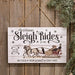 Old Fashioned Sleigh Rides Barnwood Look Sign