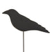 Wooden Crow Planter Stake 4"
