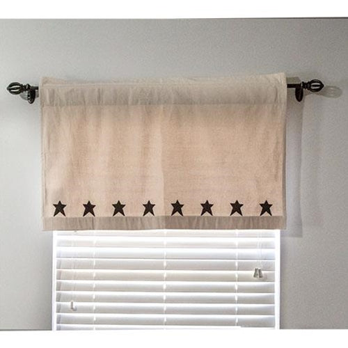 2/Set Farmhouse Star Patch Applique Tiers 24x36