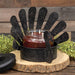 Distressed Metal Turkey Large Candle Pan