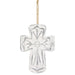 Distressed Metal Cross Ornament