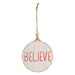 Believe Wooden Ornament