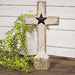 Wooden Cross with Barn Star