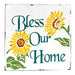 Bless Our Home Vintage Metal Wall Plaque