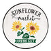 Sunflower Market Enamel Sign