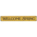 Welcome Spring Engraved Block 12"