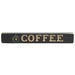 COFFEE w/Heart Mug Engraved Block 12"