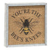 Bee's Knees Metal Box Sign