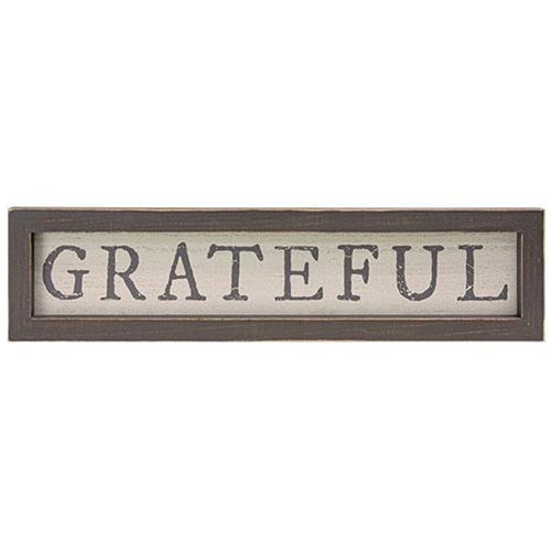 Grateful Framed Sign