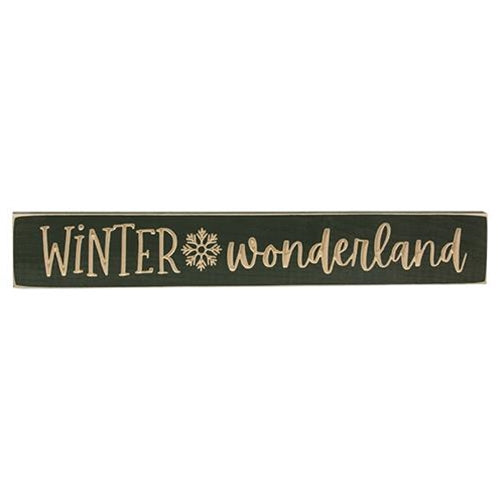 Winter Wonderland Engraved Sign 24"