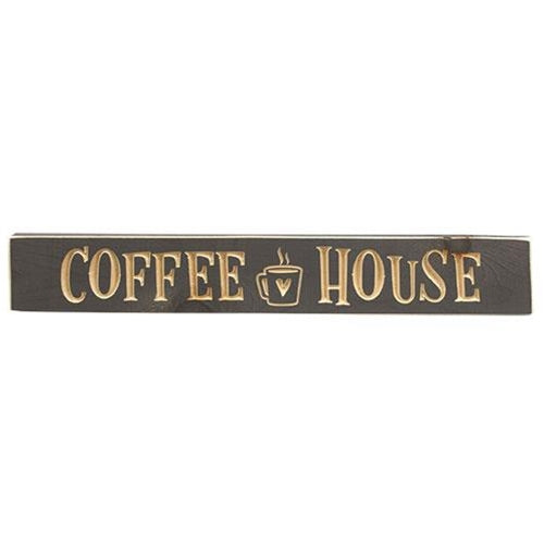 Coffee House Engraved Sign 24"