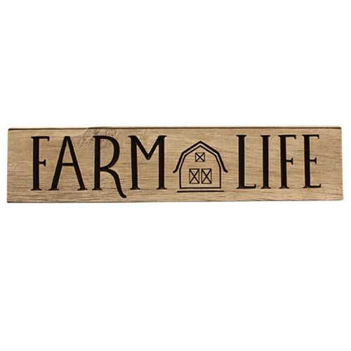Farm Life Barn Engraved Sign 24"